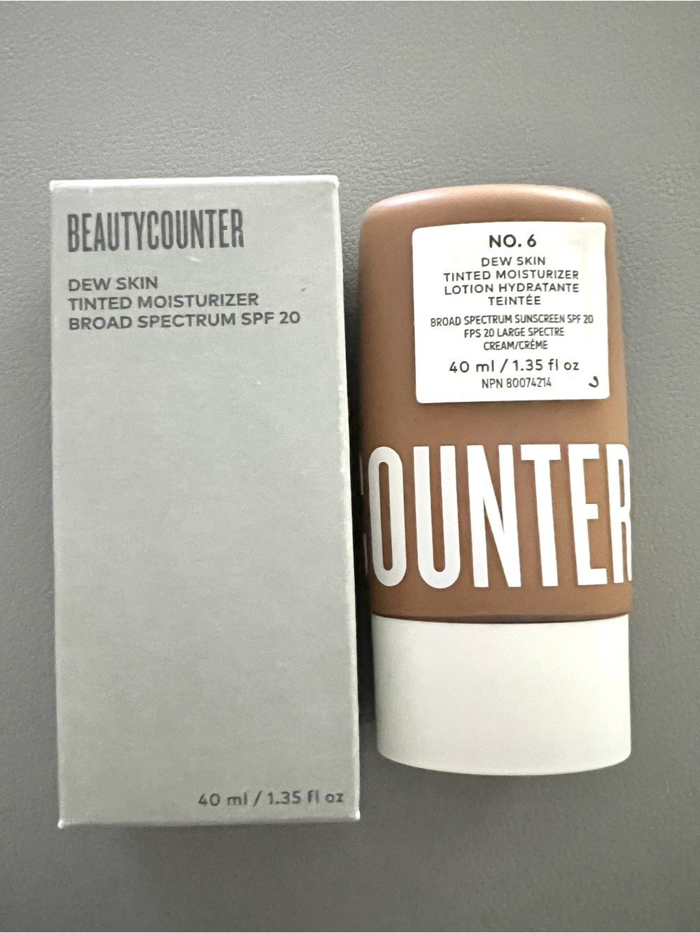 beautycounter Dew Skin Tinted Moisturizer No. 6 - Warm Beige